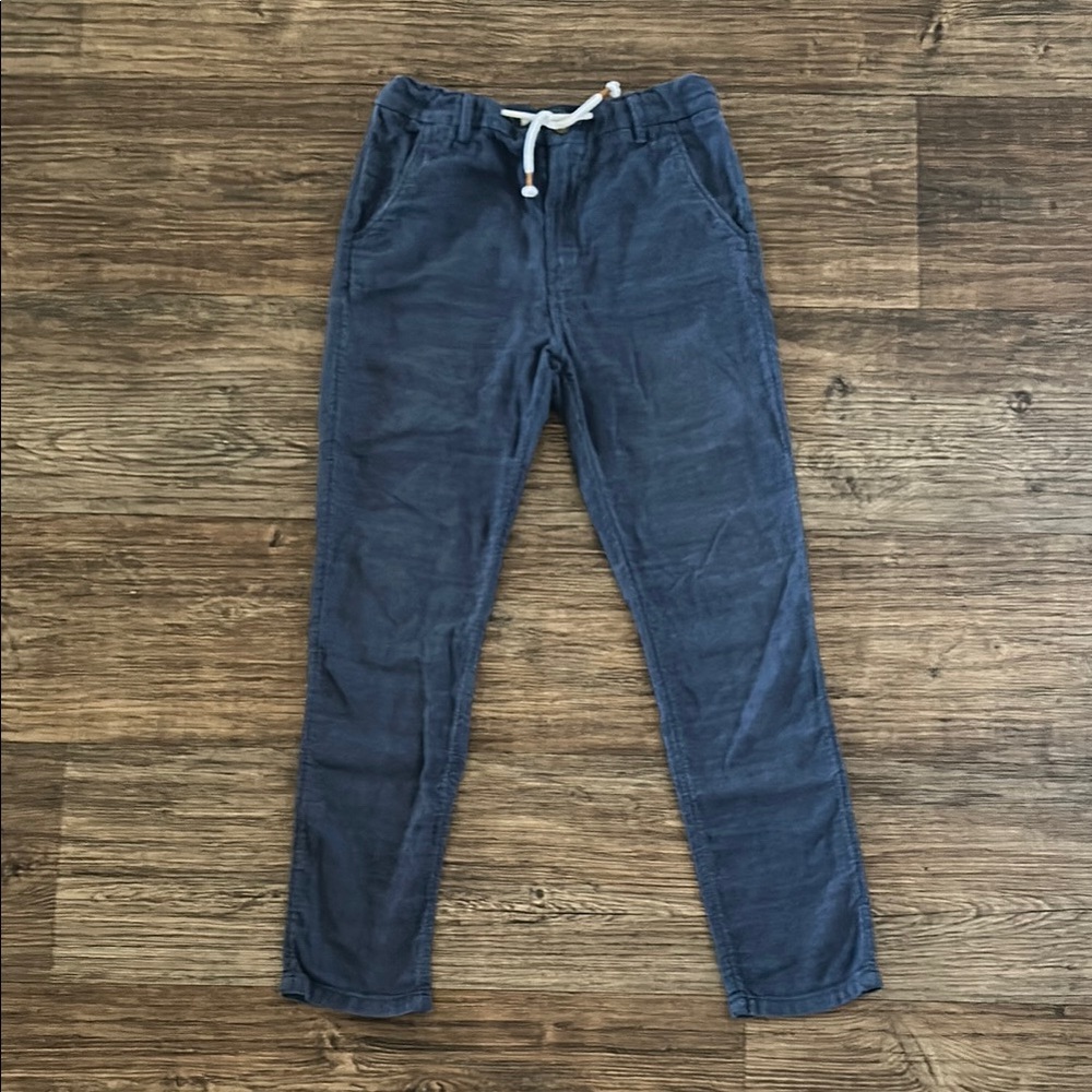H&M Blue Linen Look Casual Pants